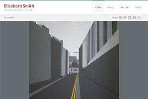 Web site for contemporary fine artist Elizabeth Smith