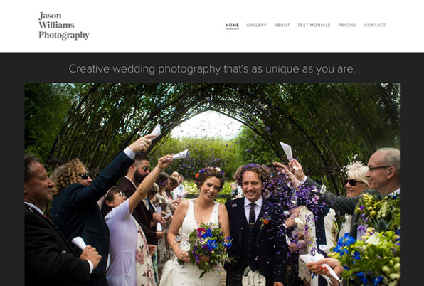 Website for a London Wedding Photographer